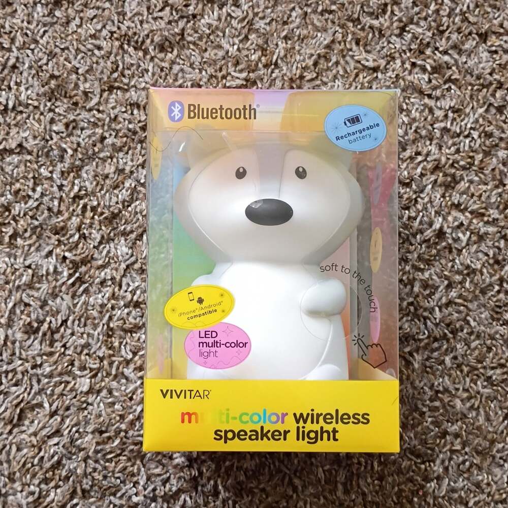 LumiPet Fox Soft Silicone Nightlight with Remote Control